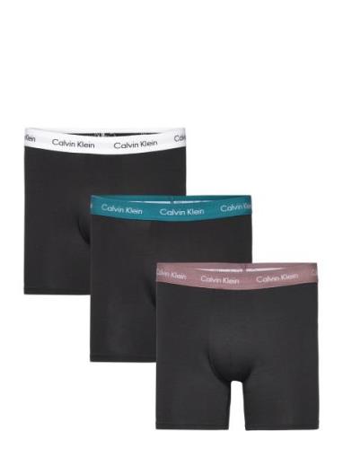 Boxer Brief 3Pk Boksershorts Black Calvin Klein