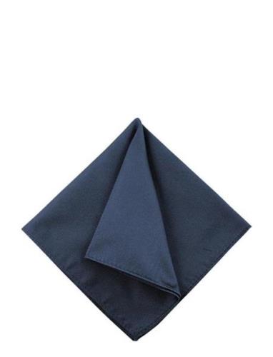 Solid Silk Pocket Square Lommetørkle Navy Portia 1924