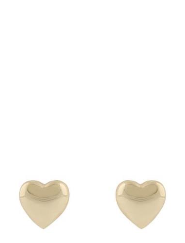 Brooklyn Heart Ear Accessories Jewellery Earrings Studs Gold SNÖ Of Sw...