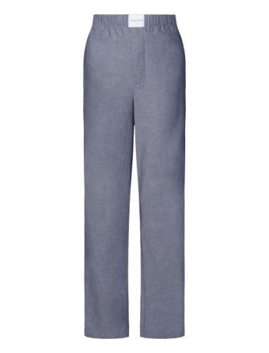 Sleep Pant Pyjamasbukser Pysjbukser Blue Calvin Klein