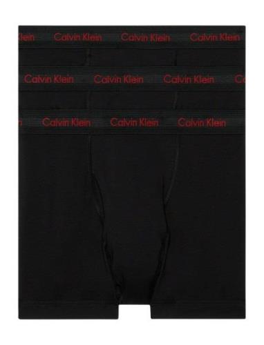 Trunk 3Pk Boksershorts Black Calvin Klein