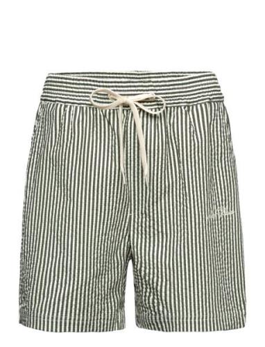 Stan Stripe Seersucker Swim Shorts Badeshorts Multi/patterned Les Deux