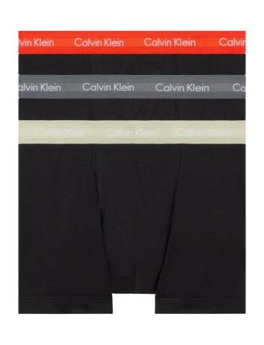 Trunk 3Pk Boksershorts Black Calvin Klein