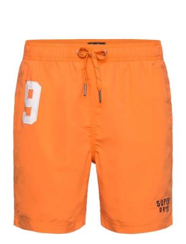 Vintage Polo 17Inch Swim Short Badeshorts Orange Superdry