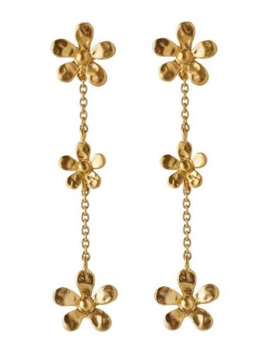 Wild Poppy Earrings Øredobber Smykker Gold Pernille Corydon