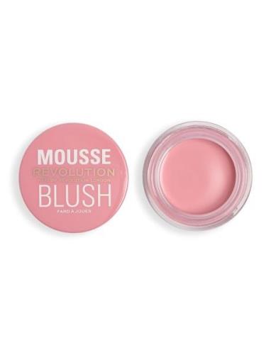 Revolution Mousse Blusher Squeeze Me Soft Pink Rouge Sminke Pink Makeu...