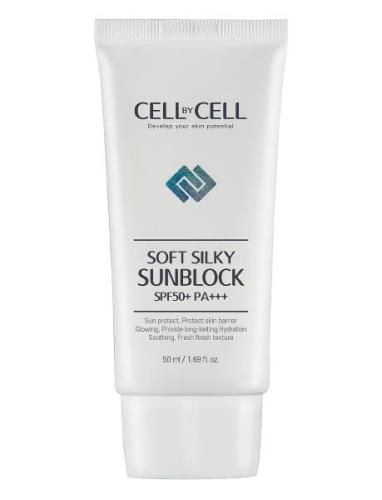 Cellbycell - Soft Silky Sun Block, Spf50 Solkrem Kropp White Cell By C...