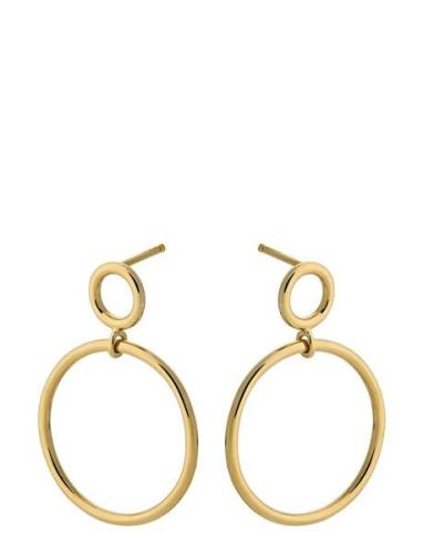 Globe Earrings Øredobber Smykker Gold Pernille Corydon