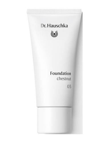 Foundation 03 Chestnut 30 Ml Foundation Sminke Dr. Hauschka