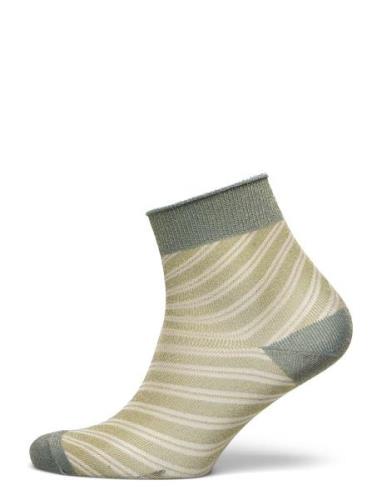 Elisa Glimmer Short Socks Lingerie Socks Regular Socks Khaki Green Mp ...