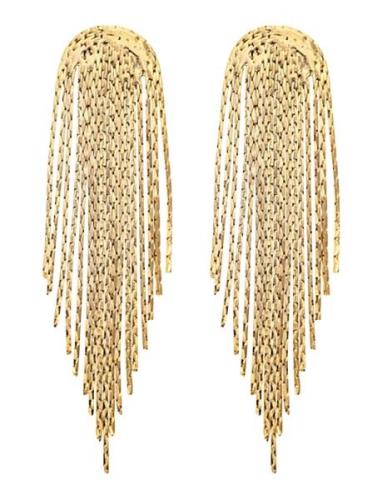 Capri Tassel Earring Øredobber Smykker Gold By Jolima