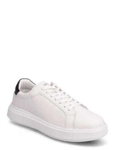 Low Top Lace Up Lth Lave Sneakers White Calvin Klein