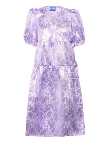 Mikacras Dress Knelang Kjole Purple Cras