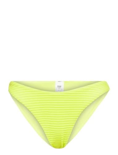 Glow 90S High Leg T Swimwear Bikinis Bikini Bottoms Bikini Briefs Gree...