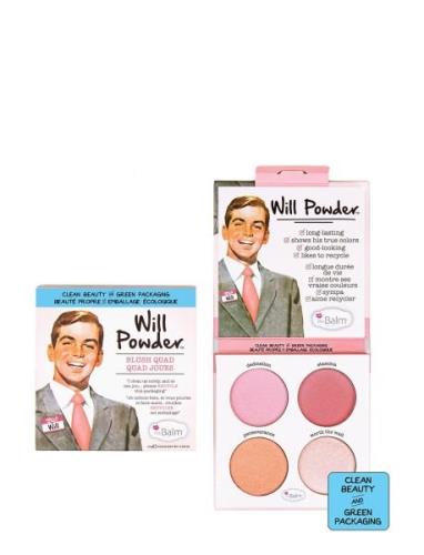 Will Powder Quad Rouge Sminke Pink The Balm