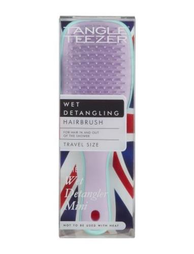 Tangle Teezer Mini Wet Detangler Wisteria Leaf Hårbørste Kam Purple Ta...