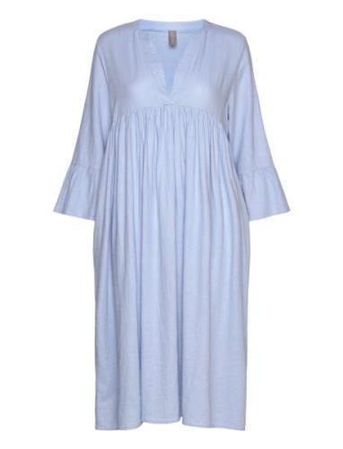 Cubrisa Long Dress Knelang Kjole Blue Culture
