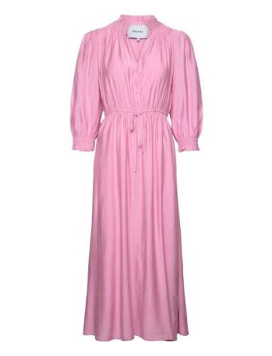 Salmia Midi Dress 1 Knelang Kjole Pink Minus