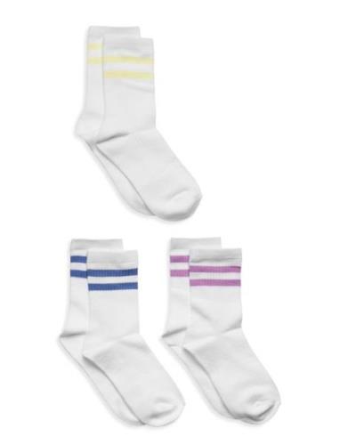 Kogannie 3-Pack Socks Sokker Strømper White Kids Only