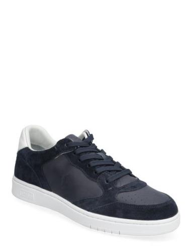 Court Leather-Suede Sneaker Lave Sneakers Navy Polo Ralph Lauren