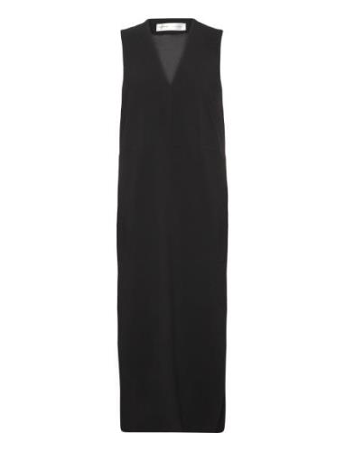 Zomaiw V-Dress Knelang Kjole Black InWear