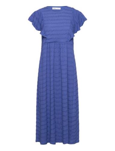 Kahloiw Dress Knelang Kjole Blue InWear