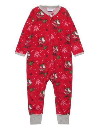 Sorry-Oo Pyjamas B Pyjamas Sie Jumpsuit Red Martinex