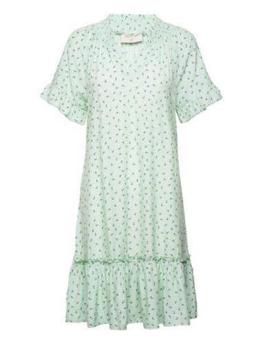 Fqralda-Dress Knelang Kjole Green FREE/QUENT