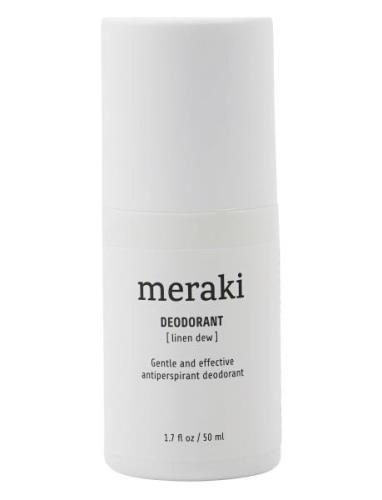 Deodorant, Linen Dew Deodorant Roll-on White Meraki