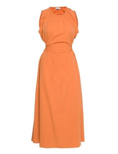 Mytra Dress Knelang Kjole Orange Stylein