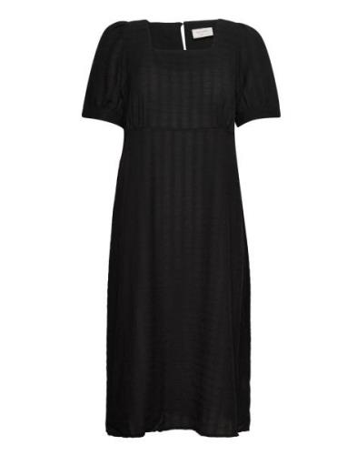 Fqilona-Dress Knelang Kjole Black FREE/QUENT