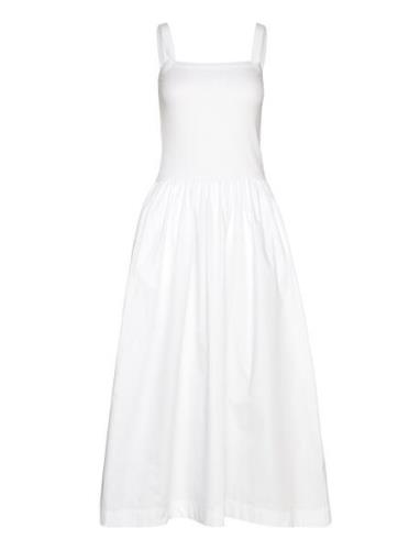 Dagnaiw Dress Knelang Kjole White InWear