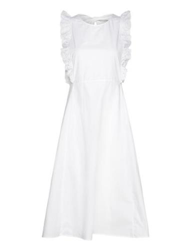 Thinaiw Dress Knelang Kjole White InWear