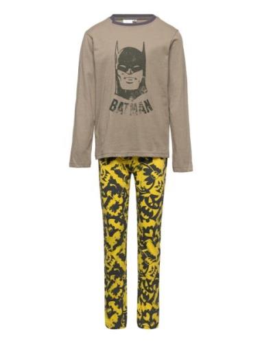 Pyjama Long Pyjamas Sett Multi/patterned Batman