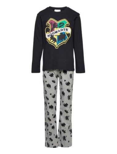 Pyjalong Pyjamas Sett Black Harry Potter