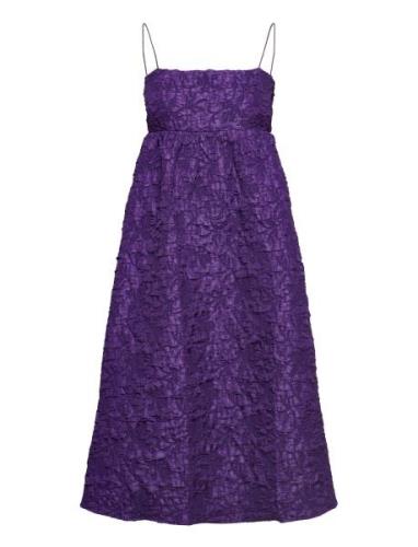 Enuranus Sl Dress 7002 Knelang Kjole Purple Envii