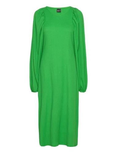 Anni Dress Knelang Kjole Green Gina Tricot