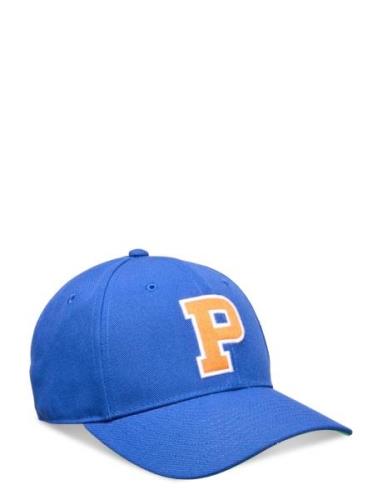 Logo-Embroidered Twill Ball Cap Accessories Headwear Caps Blue Polo Ra...