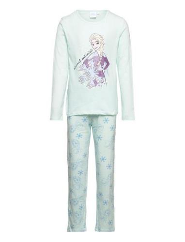 Pyjama Long Pyjamas Sett Blue Frost
