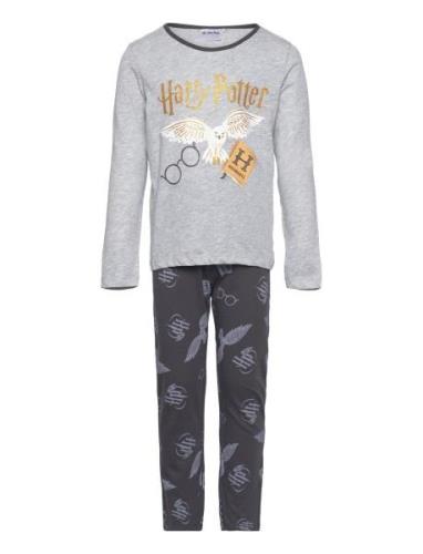 Pyjalong Pyjamas Sett Grey Harry Potter
