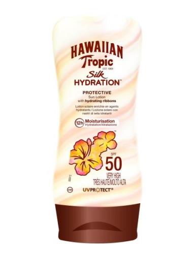 Silk Hydration Lotion Spf50 180 Ml Solkrem Kropp Nude Hawaiian Tropic