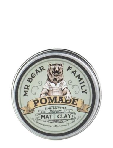 Pomade - Matt Clay Travel 30 Ml Pomade Hårprodukter Nude Mr Bear Famil...