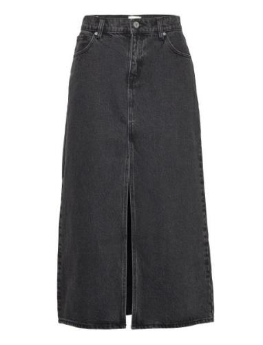 A 99 Low Maxi Skirt Chloe Knelangt Skjørt Black ABRAND