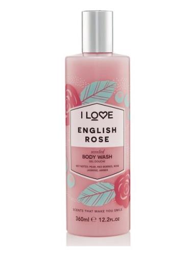 I Love Signature Body Wash English Rose 360Ml Dusjkrem Nude I LOVE