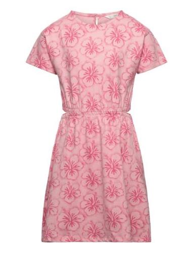 Printed Cut-Out Detail Dress Dresses & Skirts Dresses Casual Dresses S...