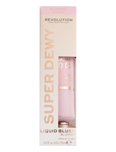 Revolution Superdewy Liquid Blush Blushing In Love Rouge Sminke Makeup...