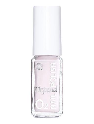 Minilack Oxygen Färg A136 Neglelakk Sminke Pink Depend Cosmetic