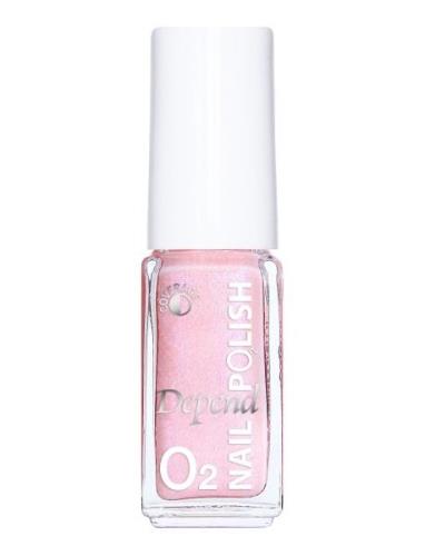 Minilack Oxygen Färg A190 Neglelakk Sminke Pink Depend Cosmetic