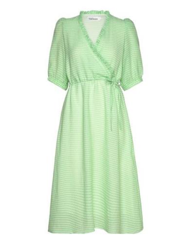 Ippakb Dress Knelang Kjole Green Karen By Simonsen
