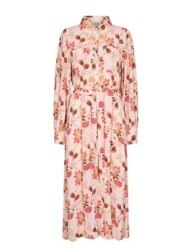 Emmerson Fleur Dress Knelang Kjole Multi/patterned MOS MOSH